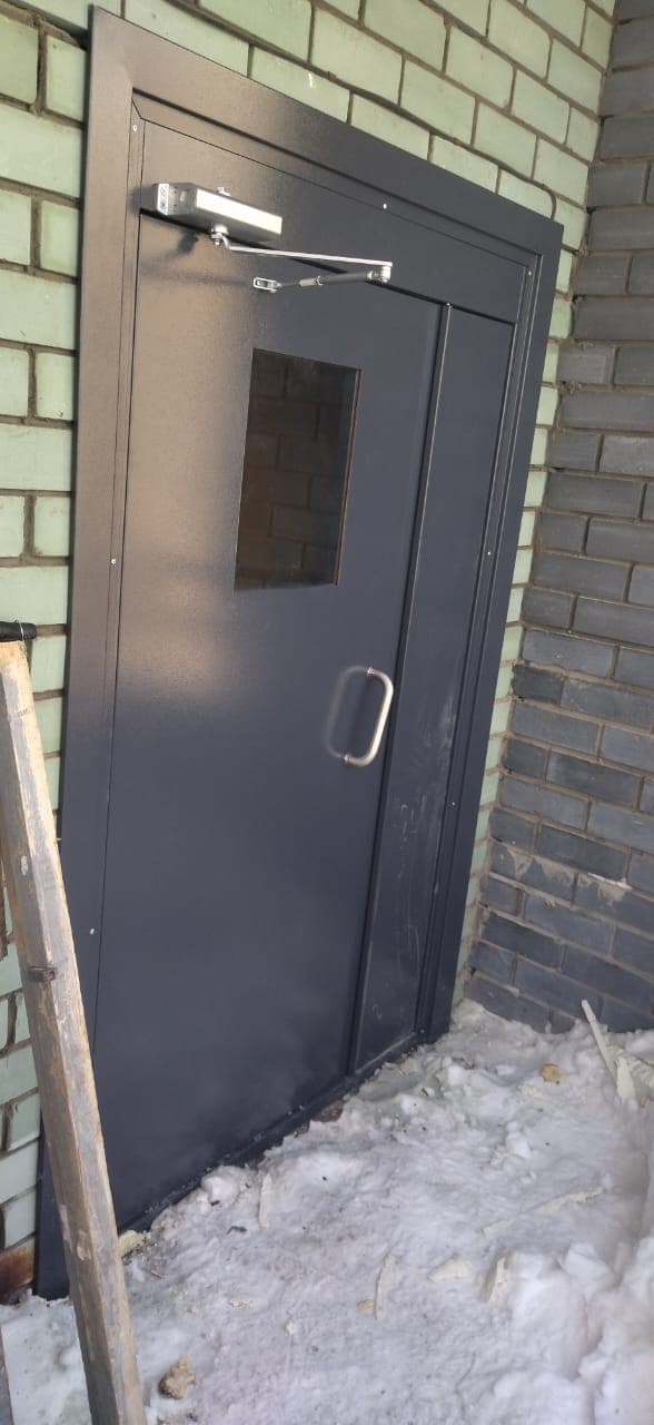Металлические утеплённые двери — фото 14