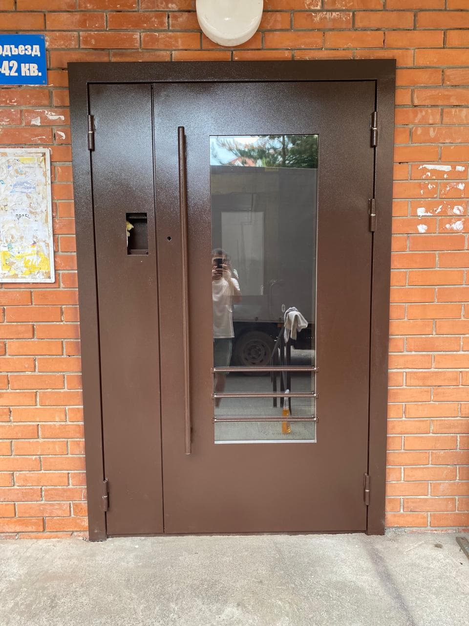 Металлические утеплённые двери — фото 43